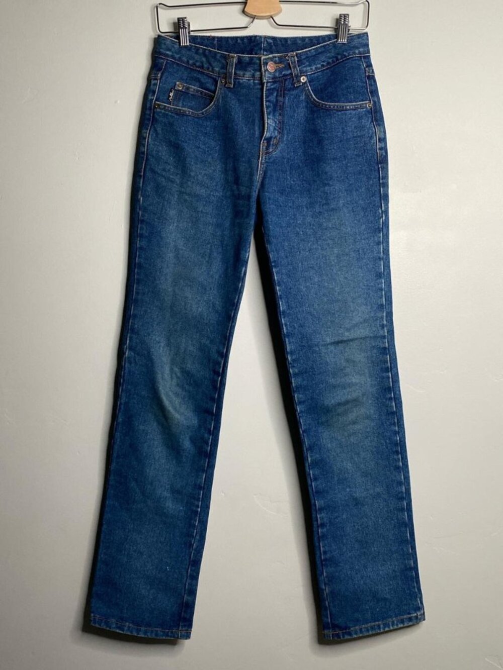 90’s vintage size 5 Dark wash straight leg jeans